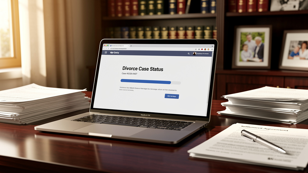 Comment suivre l'avancement de votre demande de divorce en ligne